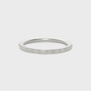 シルバードットピンキーリング