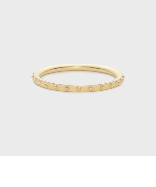 K10ドットピンキーリング