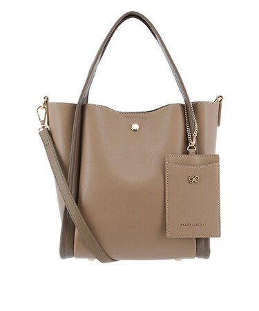 サロン ド ルヴァン 2WAY トートバッグ ポーチ付き パスケース付き