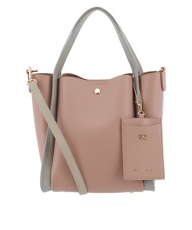 サロン ド ルヴァン 2WAY トートバッグ ポーチ付き パスケース付き