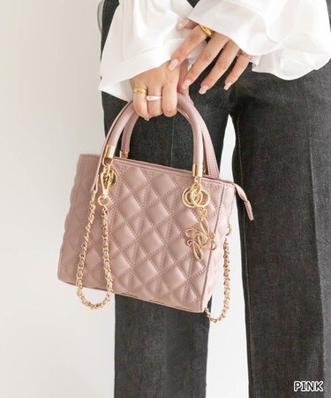 2WAYキルティングバッグ