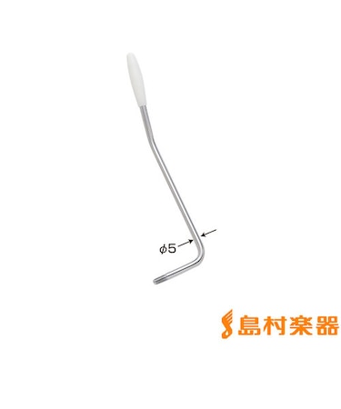 ARM-W50C トレモロアーム 5mm 白キャップ クローム