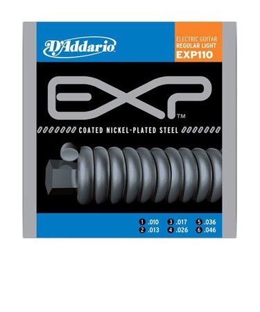 EXP110 エレキギター弦 Coated Regular Light