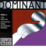 Dominant viola Va1A-136 ビオラ弦 A線弦 アルミ巻き ドミナント