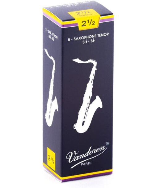 トラディショナル 【硬さ：2・1/2】【青箱】 サックスリード テナーサックス用