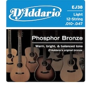 EJ38 フォスファーブロンズ 10-47 12-String ライト