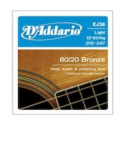 EJ36 80/20ブロンズ 10-47 12-String ライト