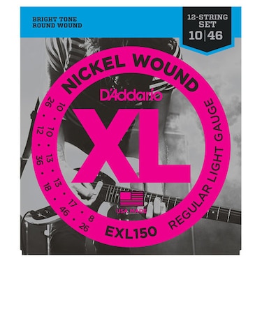 EXL150 10-46 12-String ライト