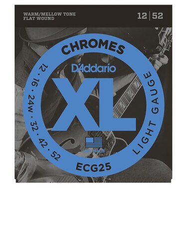 ECG25 フラットワウンド 12-52 ライト