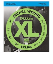 EXL165 ニッケル 45-105 レギュラーライトトップミディアムボトム