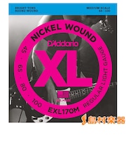 EXL170M ニッケル 45-100 レギュラーライト Medium