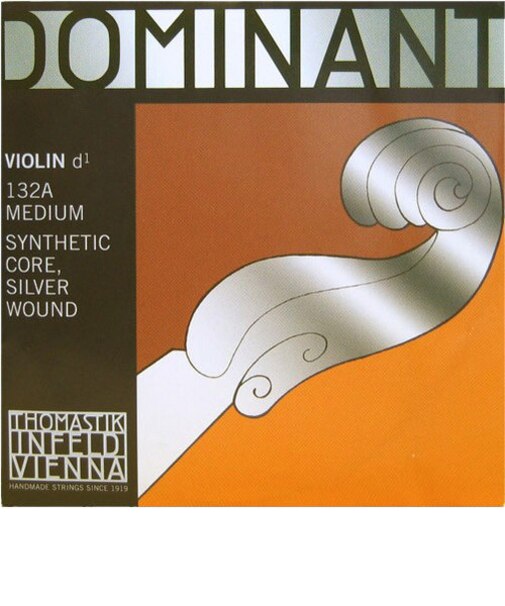 Dominant 3D-132A バイオリン弦 Mittel シルバー