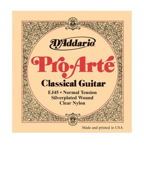 EJ45 シルバーワウンド クリアナイロン ノーマルテンション