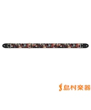 LS2400KSB ストラップ ギター・ベース用 ちりめん/草桜