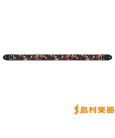 LS2400KSB ストラップ ギター・ベース用 ちりめん/草桜
