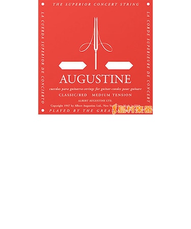 アカ4 クラシックギター弦 CLASSIC／RED ミディアムテンション 4弦：029【バラ弦1本】