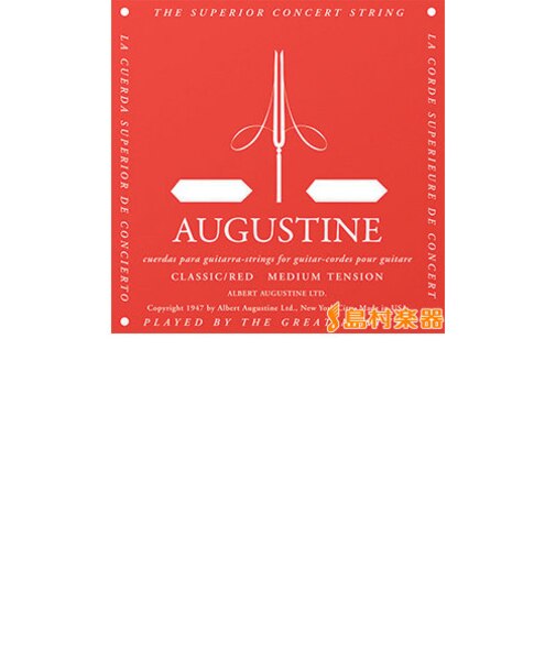アカ6 クラシックギター弦 CLASSIC／RED ミディアムテンション 6弦：0425【バラ弦1本】