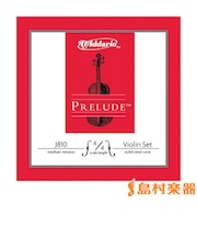 J810 4/4M ソリッドスチール ミディアムテンション セット弦