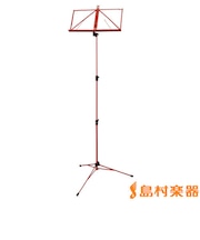 KB341F 譜面台 レッド スチール製 【折りたたみ】