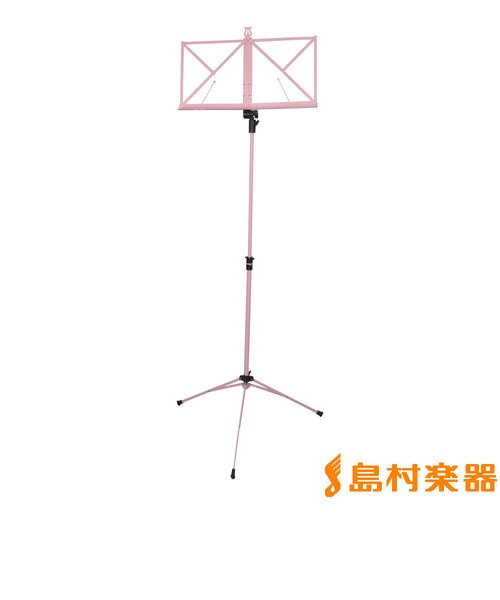 KB341F 譜面台 ピンク スチール製 【折りたたみ】｜シマムラガッキの