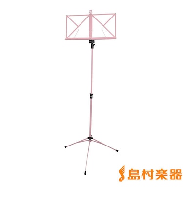 KB341F 譜面台 ピンク スチール製 【折りたたみ】
