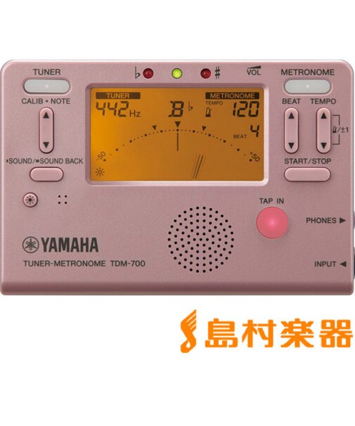 TDM-700P チューナー メトロノーム ピンク