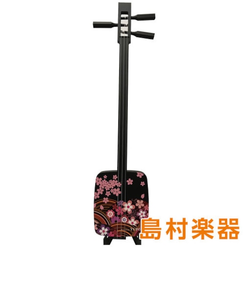 小じゃみ三線 花柄