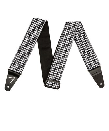 Houndstooth Strap White ギターストラップ