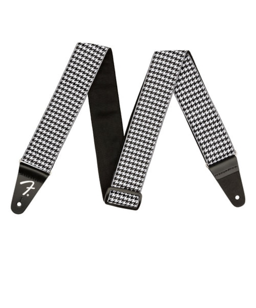 Houndstooth Strap White ギターストラップ