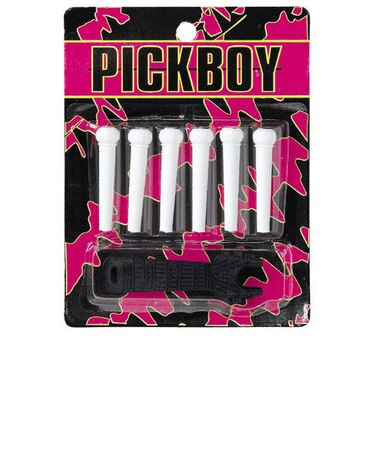 BP-50/W ホワイト ブリッジピン ホワイト ピンプライ付