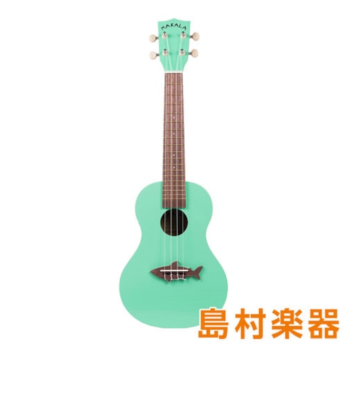 MKSS-GRN20_06 ソプラノウクレレ SURF GREEN SOPRANO SHARK