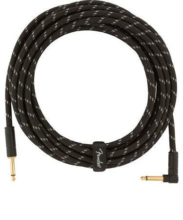 DELUXE TWEED CABLE 18.6ft Black Tweed シールド 5.5m ストレート-L