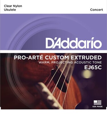 EJ65C クリアナイロン コンサートウクレレ用