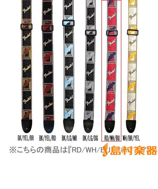 Monogrammed Straps 099-0682-000 ストラップ モノグラム [Red/White/Blue]