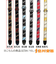 Monogrammed Straps 099-0681-000 ストラップ モノグラム [Black/Yellow/Brown]