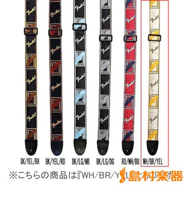 Monogrammed Straps 099-0683-000 ストラップ モノグラム [White/Brown/Yellow]