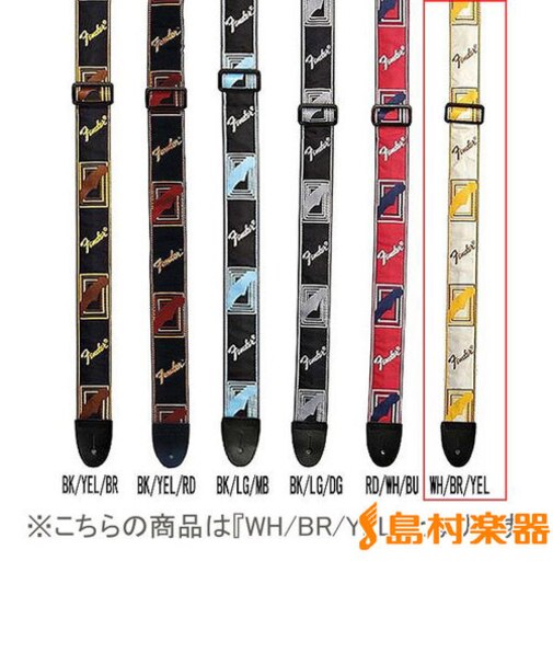 Monogrammed Straps 099-0683-000 ストラップ モノグラム [White/Brown/Yellow]