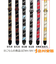 Monogrammed Straps 099-0683-000 ストラップ モノグラム [White/Brown/Yellow]