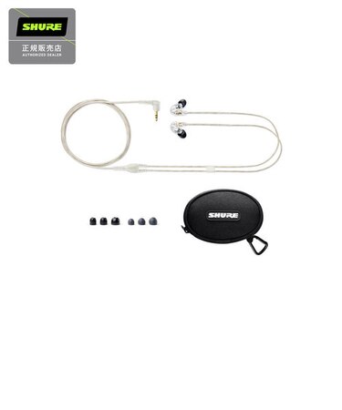 SE215 (クリア)+[ ストレートケーブル] プロフェッショナル高遮音性イヤホン