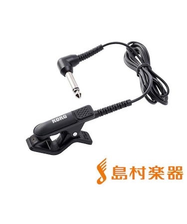 CM-300 (ブラック) クリップタイプ　チューナー用マイク クリップマイク