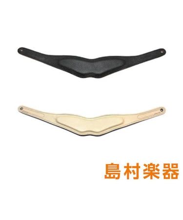 革パッド スリム ブラック バードストラップ用ネックパッド サクソフォン用