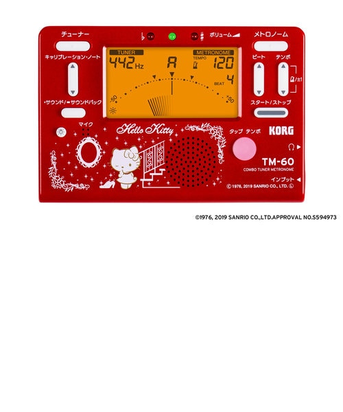 TM-60-SKT2 チューナー メトロノーム ハローキティ｜シマムラガッキの通販｜&mall（アンドモール）三井ショッピングパーク公式通販