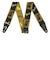 Weighless 2" Mono Strap Black/Yellow/Brown ギターストラップ