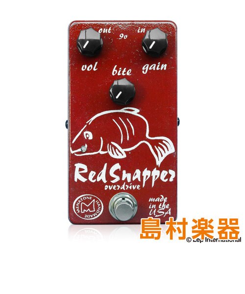 Red Snapper 3knob コンパクトエフェクター オーバードライブペダル
