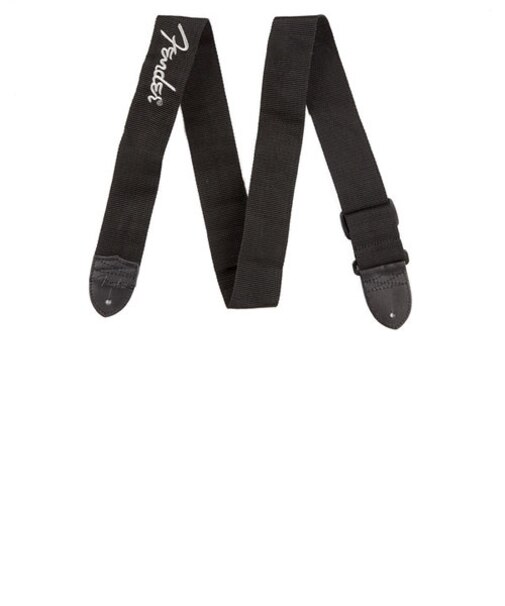 BLACK POLYESTER LOGO STRAPS BK/WH ストラップ