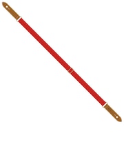 YUS14RED レッド ウクレレストラップ 25mm幅