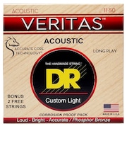 VERITAS VTA-11 Custom Light 011‐050 アコースティックギター フォスファーブロンズ弦【ディーアール ヴェリタス】