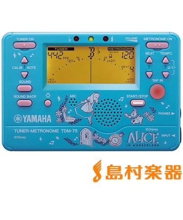 TDM-75DAL ふしぎの国のアリス チューナーメトロノーム