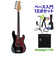 PB240 BK ベース 初心者12点セット 【ampegアンプ付】 プレシジョンベースタイプ