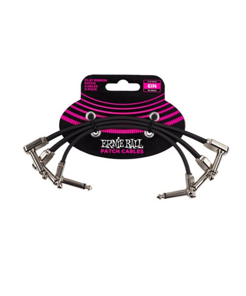 6" Flat Ribbon Patch Cable 3-Pack パッチケーブル 3本セット